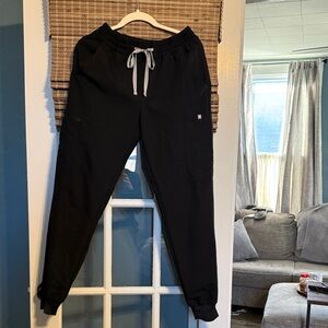 Figs Black Jogger Scrubs